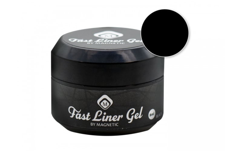 Magnetic Fast Liner Gel | Spider Gel - zwart 8 ml. 106805